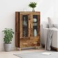 vidaXL Highboard Παλιό Ξύλο 70 x 31 x 115 εκ Επεξεργασμένο Ξύλο