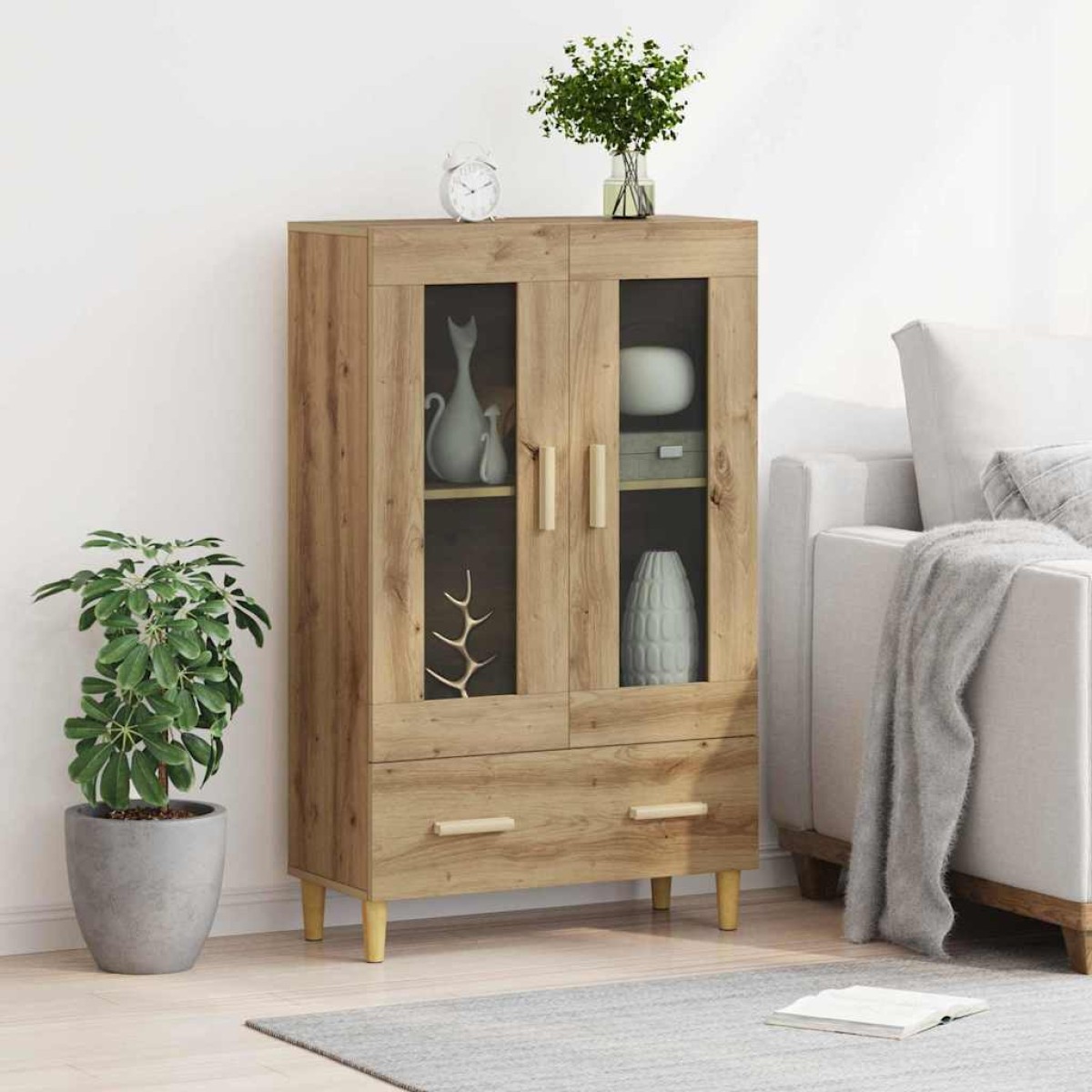 vidaXL Highboard Artisan Oak 70 x 31 x 115 εκ Επεξεργασμένο Ξύλο