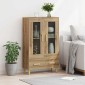 vidaXL Highboard Artisan Oak 70 x 31 x 115 εκ Επεξεργασμένο Ξύλο