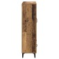 vidaXL Highboard με συρτάρι Παλιό Ξύλο 70 x 31 x 115 εκ