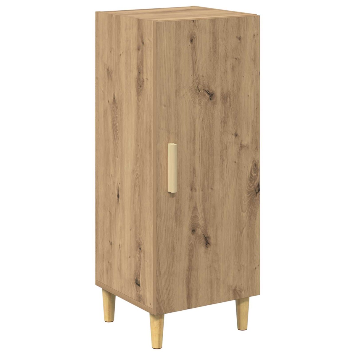 vidaXL Πλαϊνό γραφείο Artisan Oak 34,5 x 34 x 90 εκ.