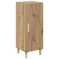 vidaXL Πλαϊνό γραφείο Artisan Oak 34,5 x 34 x 90 εκ.