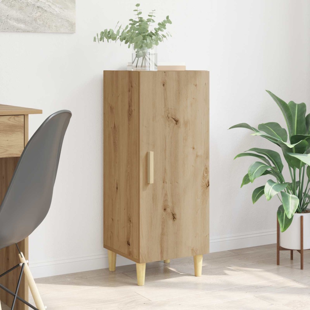vidaXL Πλαϊνό γραφείο Artisan Oak 34,5 x 34 x 90 εκ.