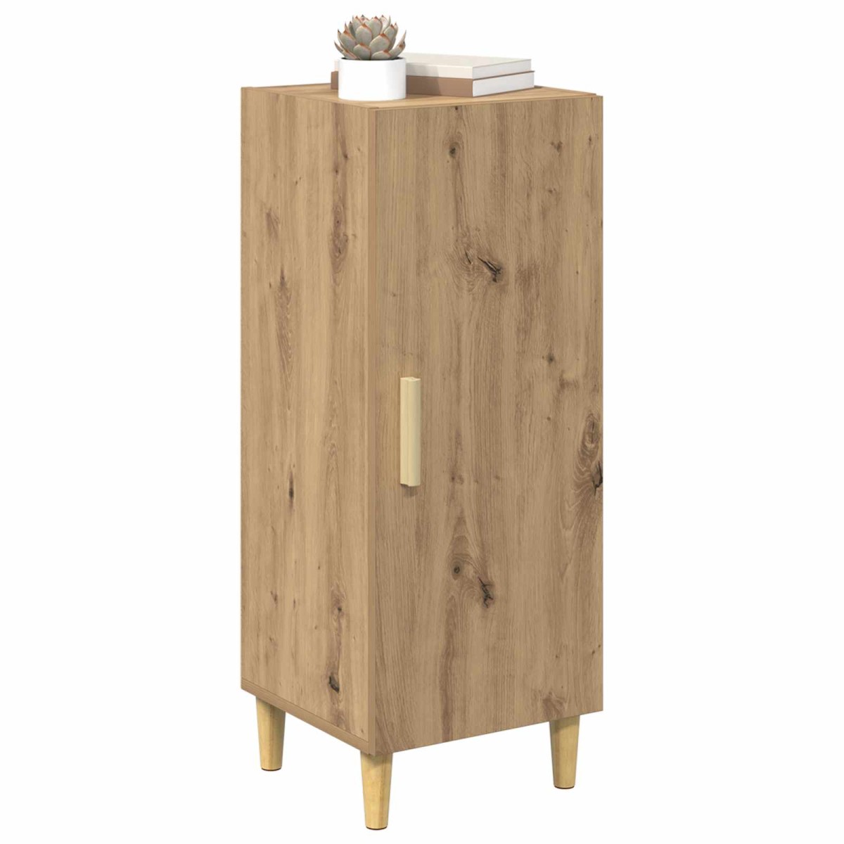 vidaXL Πλαϊνό γραφείο Artisan Oak 34,5 x 34 x 90 εκ.
