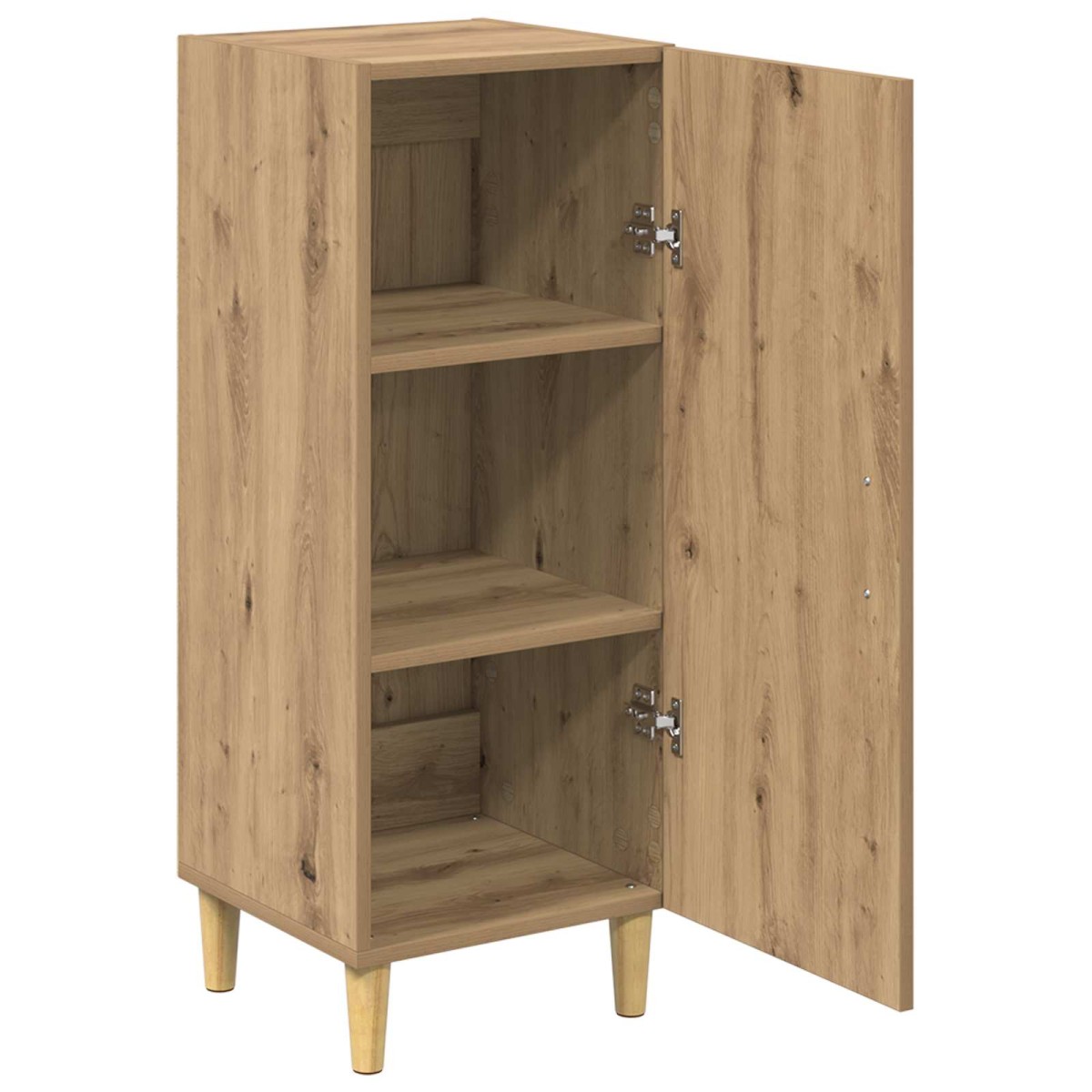 vidaXL Πλαϊνό γραφείο Artisan Oak 34,5 x 34 x 90 εκ.