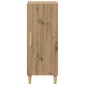 vidaXL Πλαϊνό γραφείο Artisan Oak 34,5 x 34 x 90 εκ.
