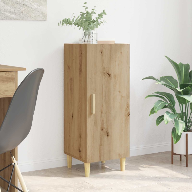 vidaXL Πλαϊνό γραφείο Artisan Oak 34,5 x 34 x 90 εκ.