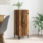 vidaXL Πλαϊνό γραφείο Παλιό ξύλο 34,5 x 34 x 90 εκ. Επεξεργασμένο Ξύλο