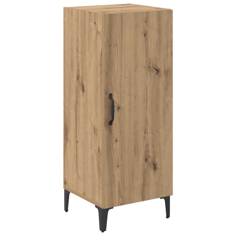 vidaXL Πλαϊνό γραφείο Artisan Oak 34,5 x 34 x 90 εκ.