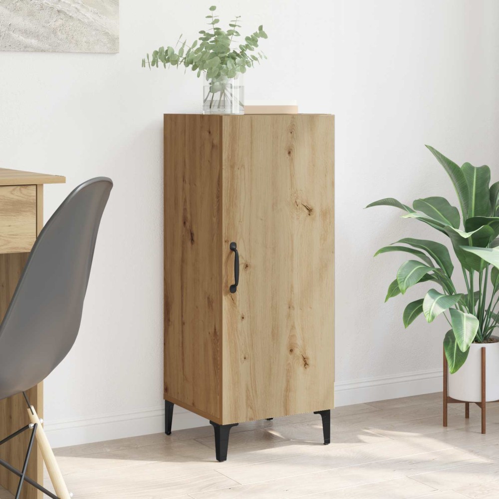 vidaXL Πλαϊνό γραφείο Artisan Oak 34,5 x 34 x 90 εκ.
