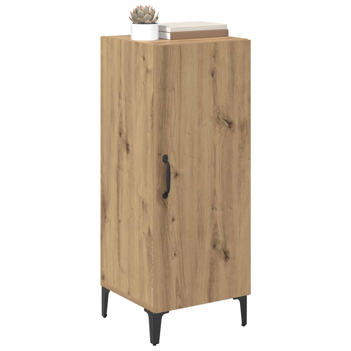 vidaXL Πλαϊνό γραφείο Artisan Oak 34,5 x 34 x 90 εκ.