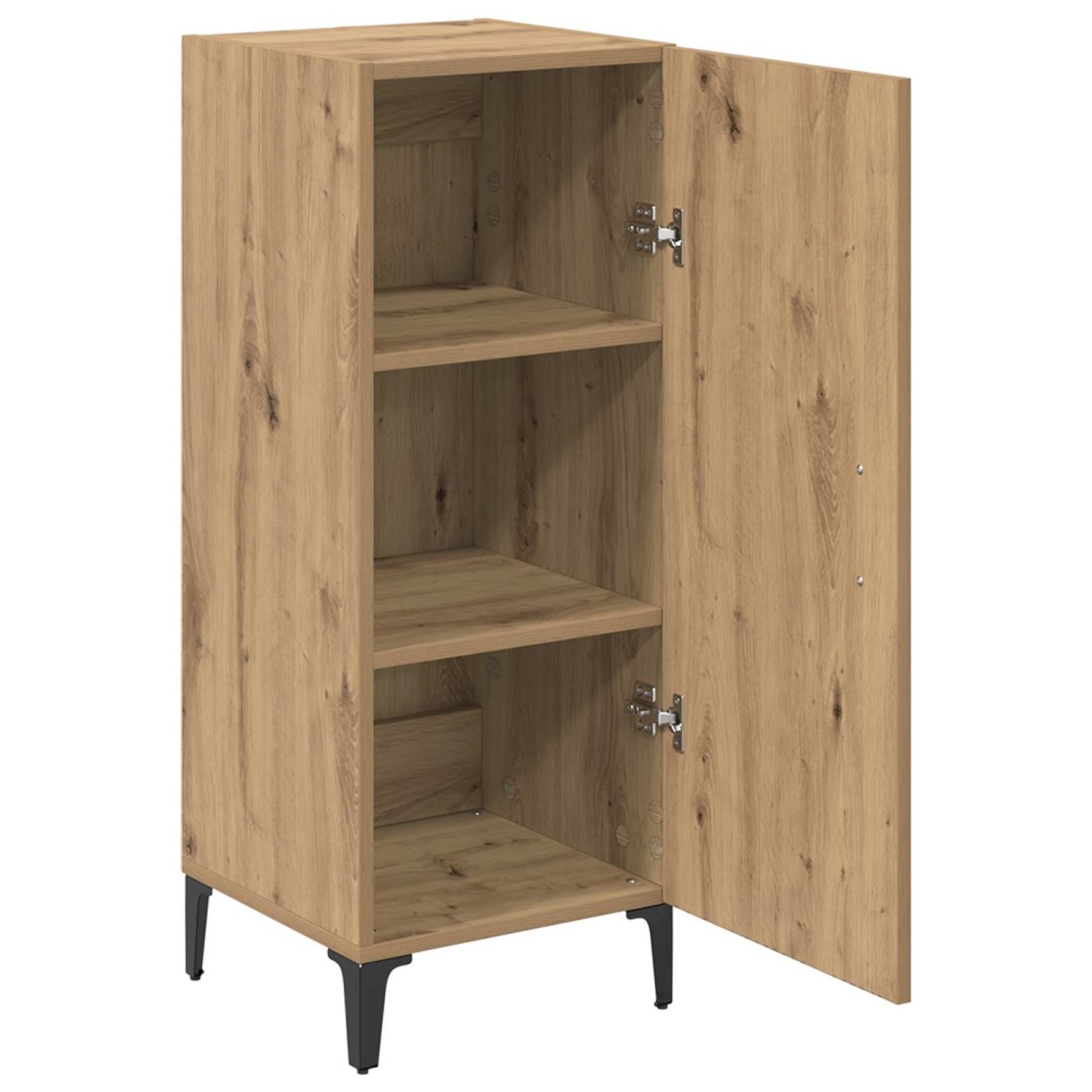 vidaXL Πλαϊνό γραφείο Artisan Oak 34,5 x 34 x 90 εκ.