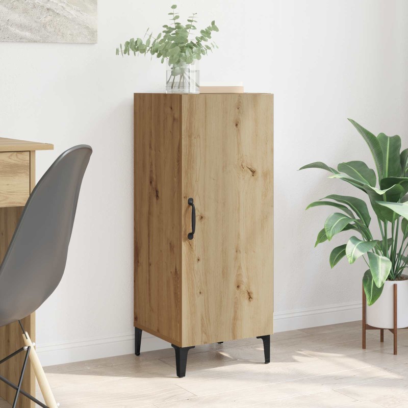 vidaXL Πλαϊνό γραφείο Artisan Oak 34,5 x 34 x 90 εκ.
