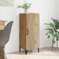 vidaXL Πλαϊνό γραφείο Artisan Oak 34,5 x 34 x 90 εκ.