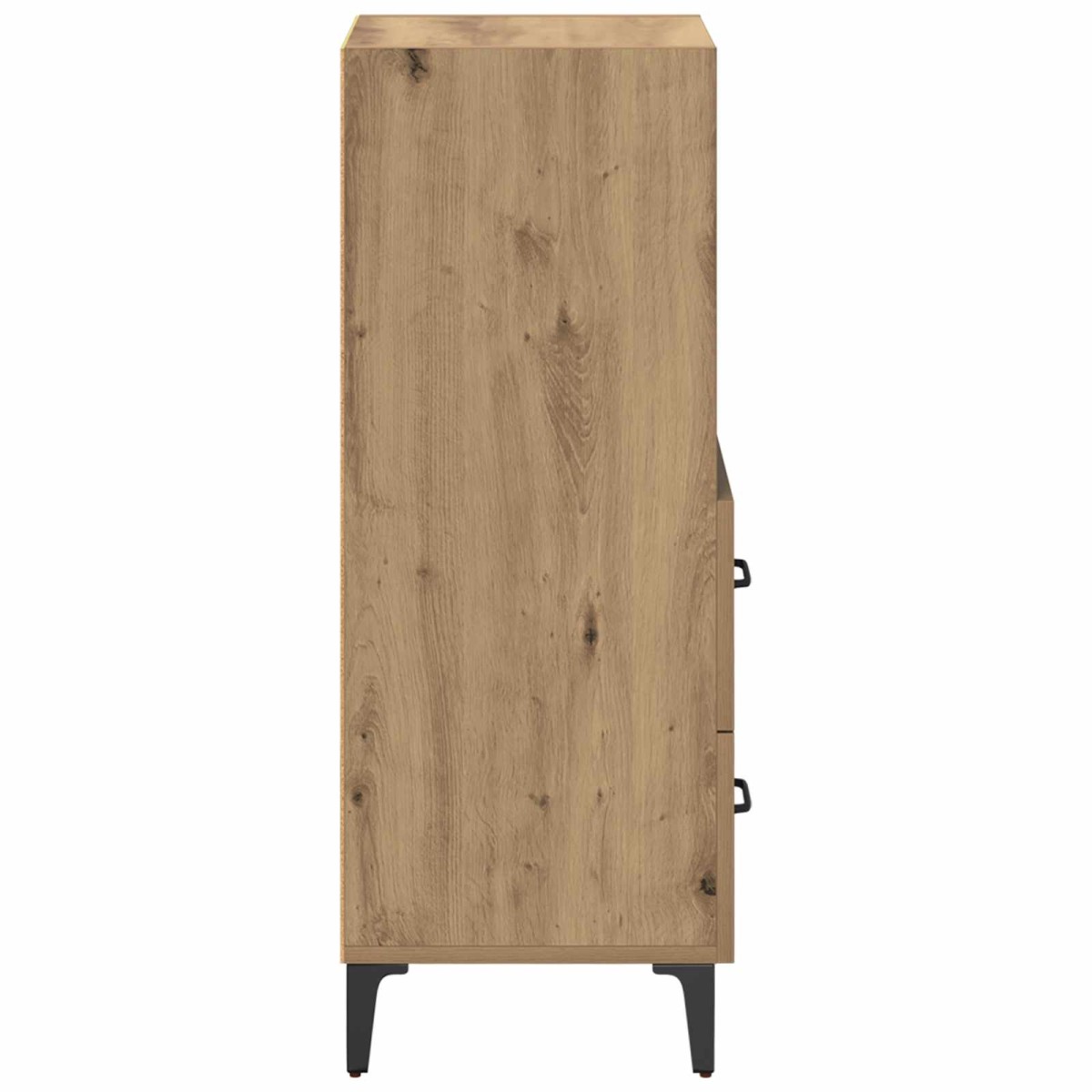 vidaXL Πλαϊνό γραφείο artisan δρυς 34 x 34.5 x 90 εκ