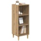 vidaXL Πλαϊνό γραφείο Artisan Oak 34,5 x 32,5 x 90 εκ.