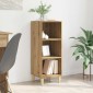 vidaXL Πλαϊνό γραφείο Artisan Oak 34,5 x 32,5 x 90 εκ.