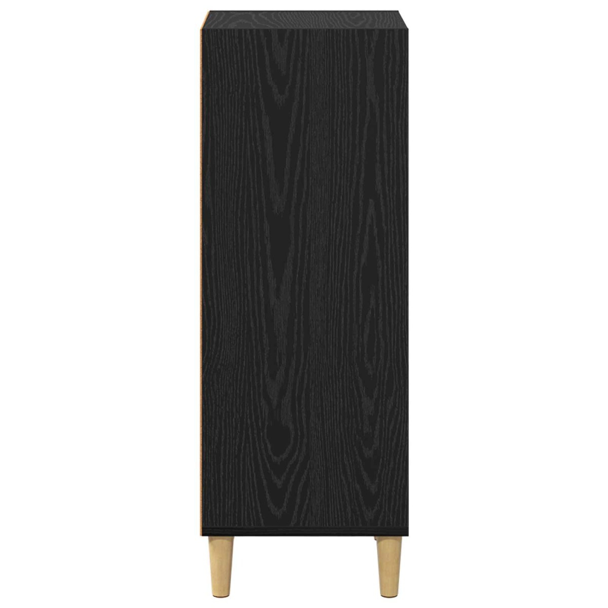 vidaXL Πλαϊνό γραφείο Μαύρη Οξυά 34,5 x 32,5 x 90 εκ.