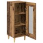vidaXL Πλαϊνό γραφείο Παλιό ξύλο 34.5 x 32.5 x 90 εκ.
