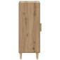 vidaXL Πλαϊνό γραφείο Artisan Oak 34.5 x 32.5 x 90 εκ.