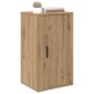 vidaXL Πλαϊνό γραφείο Artisan Oak 40 x 33 x 70 εκ. Επεξεργασμένο Ξύλο