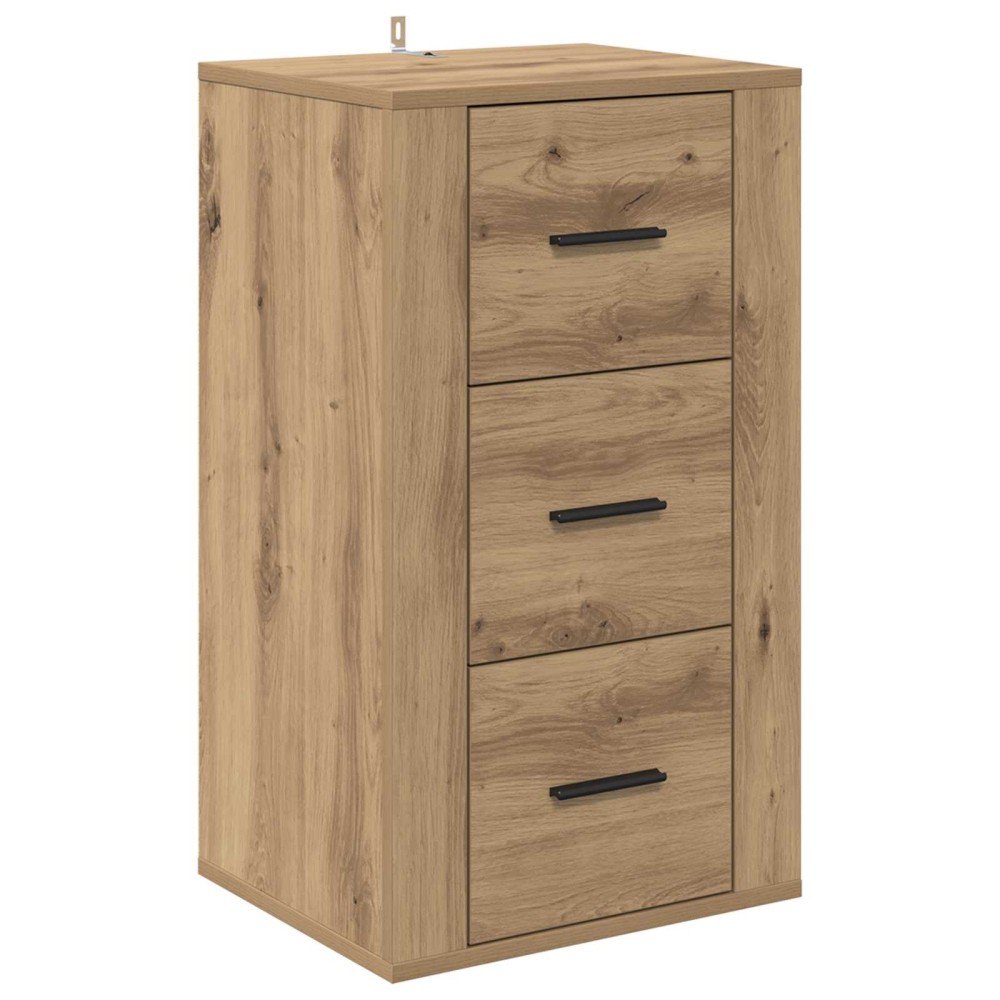 vidaXL Πλαϊνό γραφείο Artisan Oak 40 x 33 x 70 εκ. Επεξεργασμένο Ξύλο