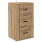 vidaXL Πλαϊνό γραφείο Artisan Oak 40 x 33 x 70 εκ. Επεξεργασμένο Ξύλο