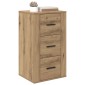 vidaXL Πλαϊνό γραφείο Artisan Oak 40 x 33 x 70 εκ. Επεξεργασμένο Ξύλο