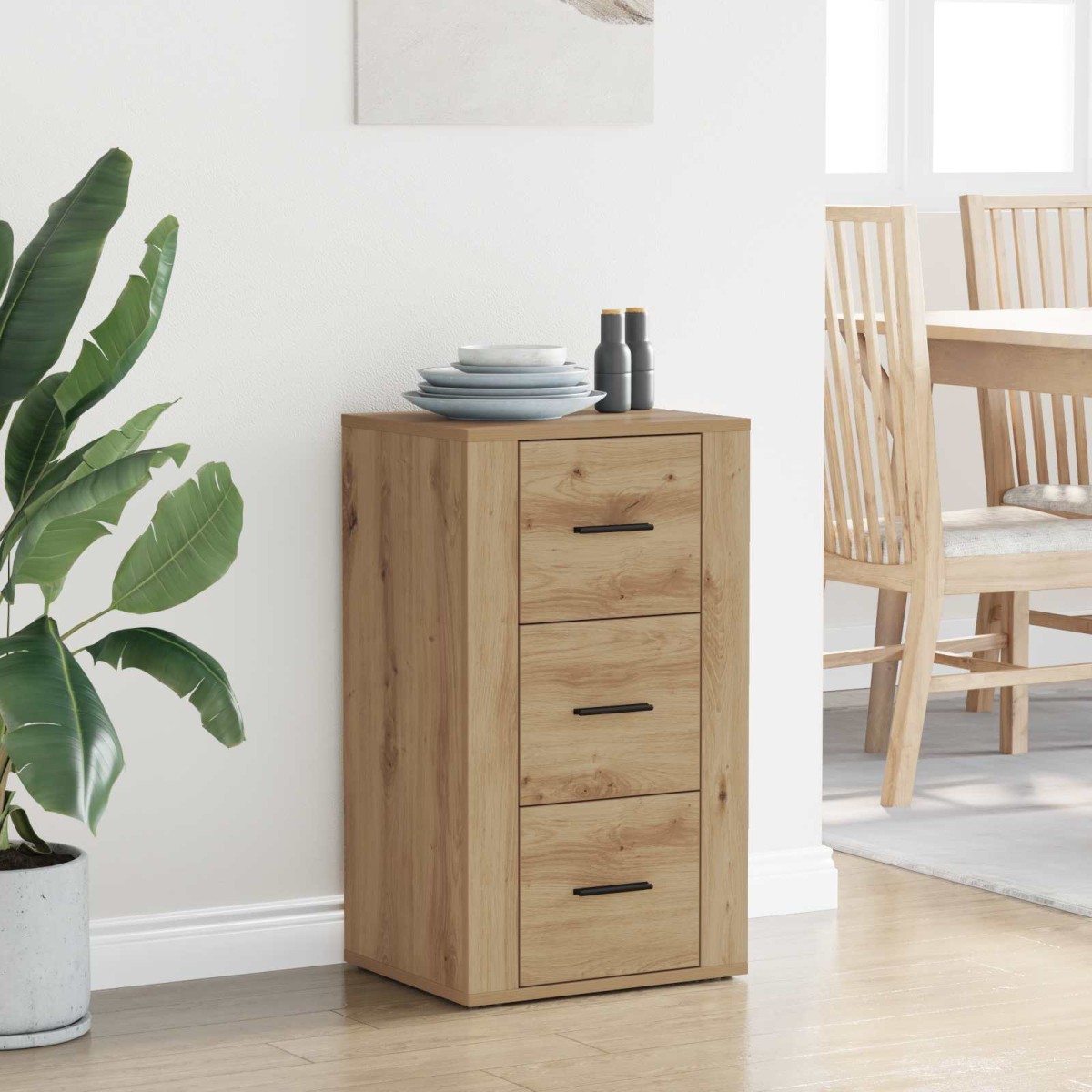 vidaXL Πλαϊνό γραφείο Artisan Oak 40 x 33 x 70 εκ. Επεξεργασμένο Ξύλο
