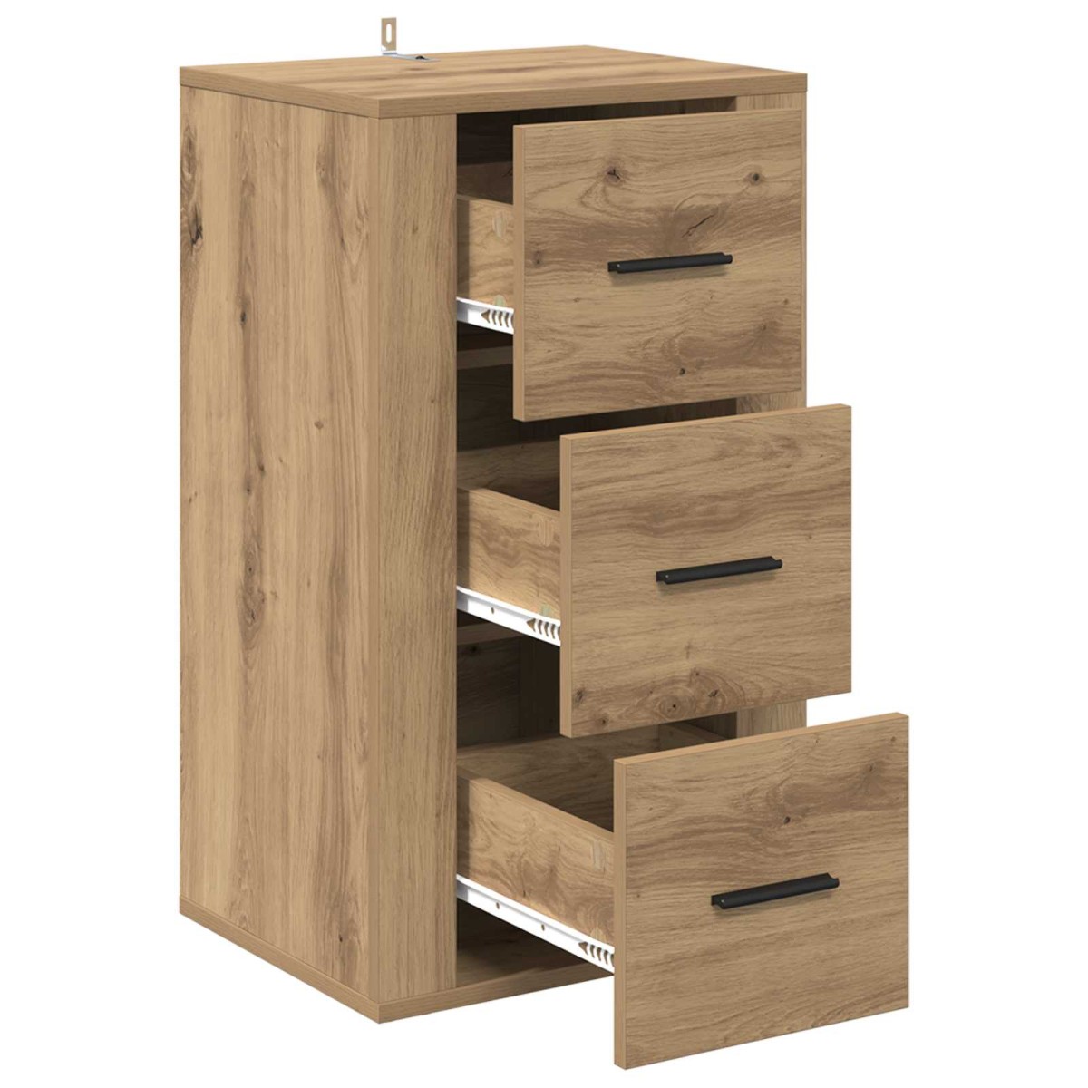 vidaXL Πλαϊνό γραφείο Artisan Oak 40 x 33 x 70 εκ. Επεξεργασμένο Ξύλο