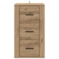 vidaXL Πλαϊνό γραφείο Artisan Oak 40 x 33 x 70 εκ. Επεξεργασμένο Ξύλο