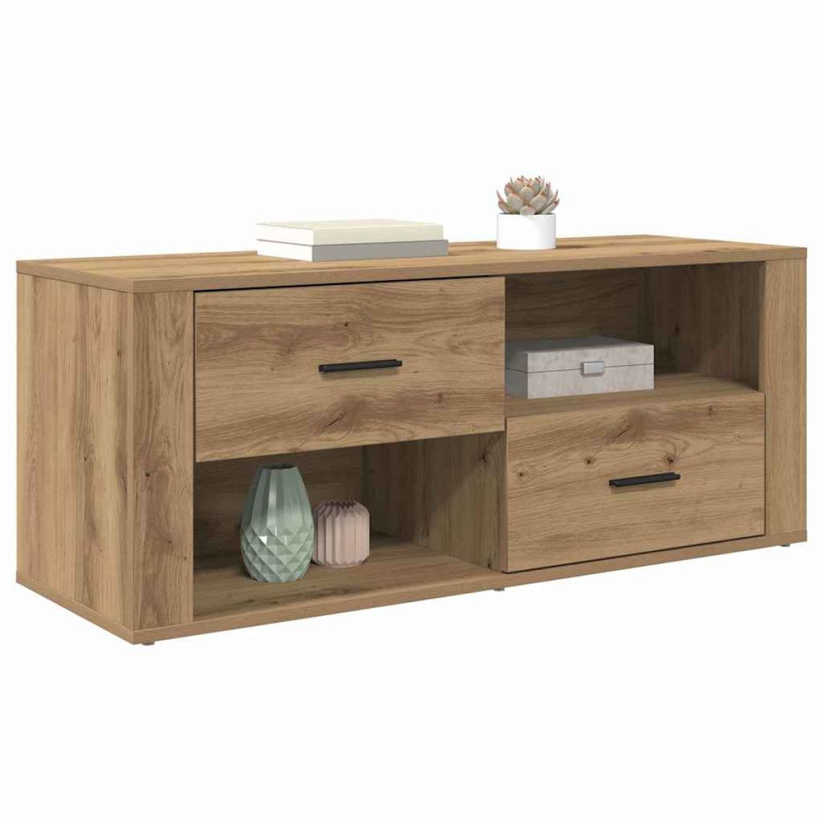 vidaXL Ντουλάπι TV 100 x 35 x 40 εκ Artisan Oak Επεξεργασμένο Ξύλο