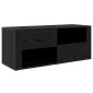 vidaXL Ντουλάπι TV 100 x 35 x 40 εκ Μαύρη Οξυά Επεξεργασμένο Ξύλο