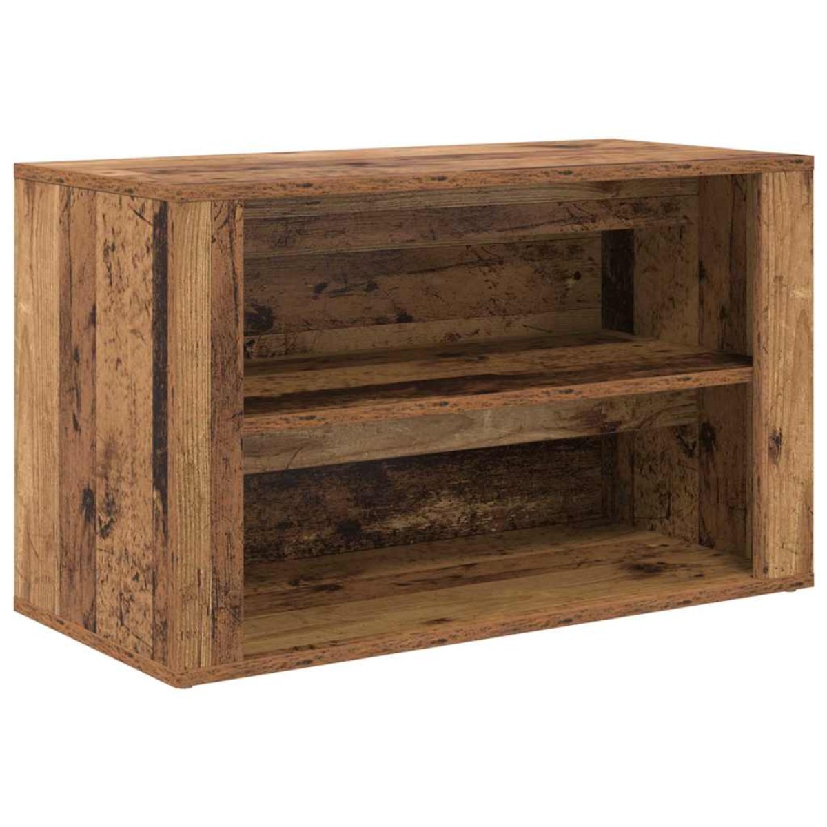vidaXL Ράφι Παπουτσιών 75 x 35 x 45 εκ. Επεξεργασμένο Ξύλο Παλαιό ξύλο