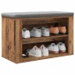 vidaXL Ράφι Παπουτσιών 75 x 35 x 45 εκ. Επεξεργασμένο Ξύλο Παλαιό ξύλο