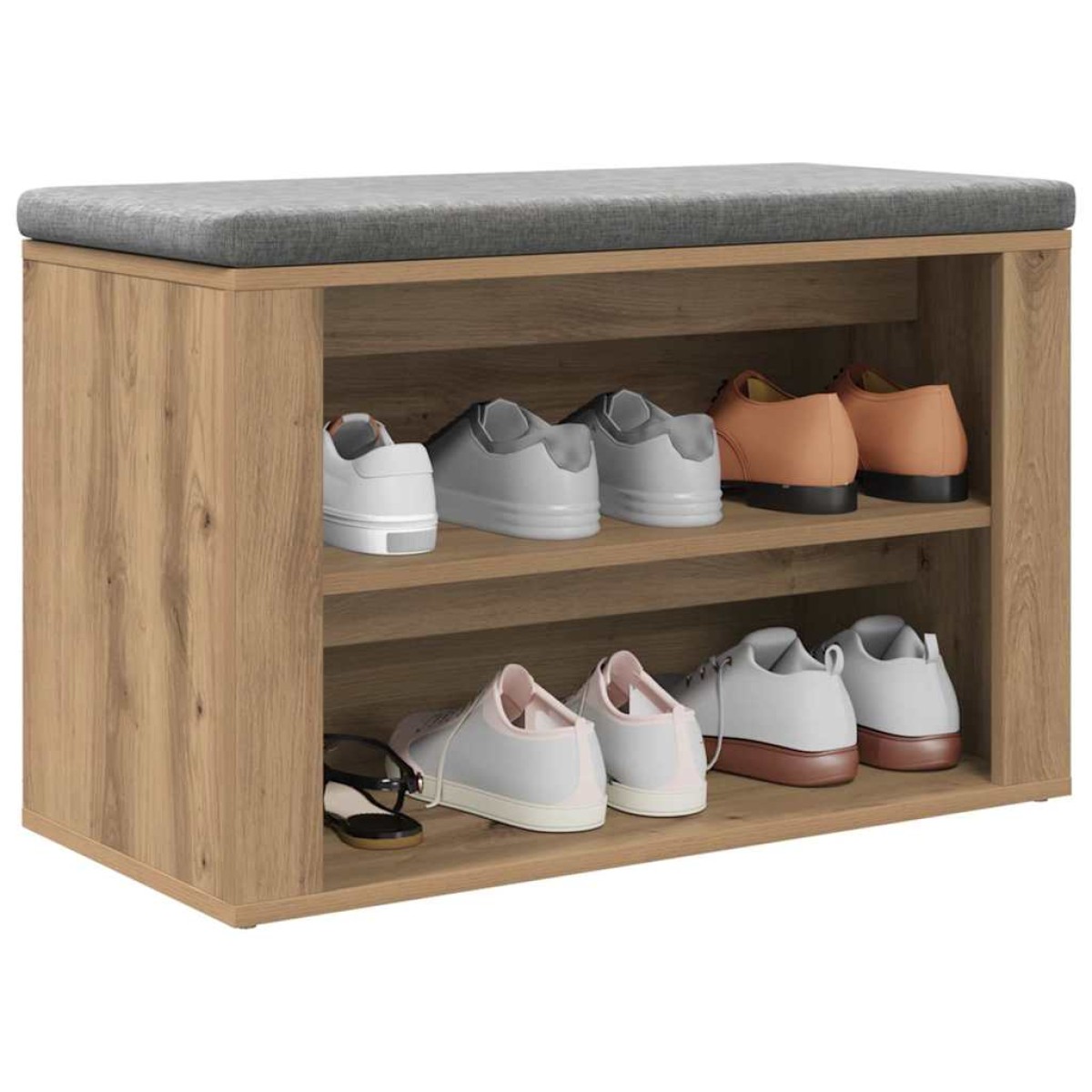 vidaXL Ράφι Παπουτσιών 75 x 35 x 45 εκ. Επεξεργασμένο Ξύλο