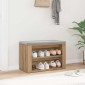 vidaXL Ράφι Παπουτσιών 75 x 35 x 45 εκ. Επεξεργασμένο Ξύλο