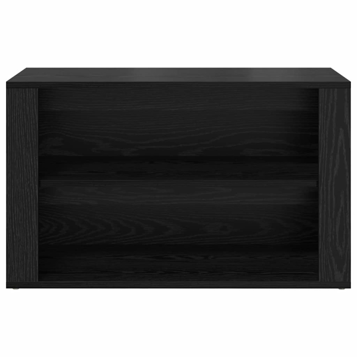 vidaXL Ράφι Παπουτσιών 75 x 35 x 45 εκ. Επεξεργασμένο Ξύλο Μαύρη δρυς
