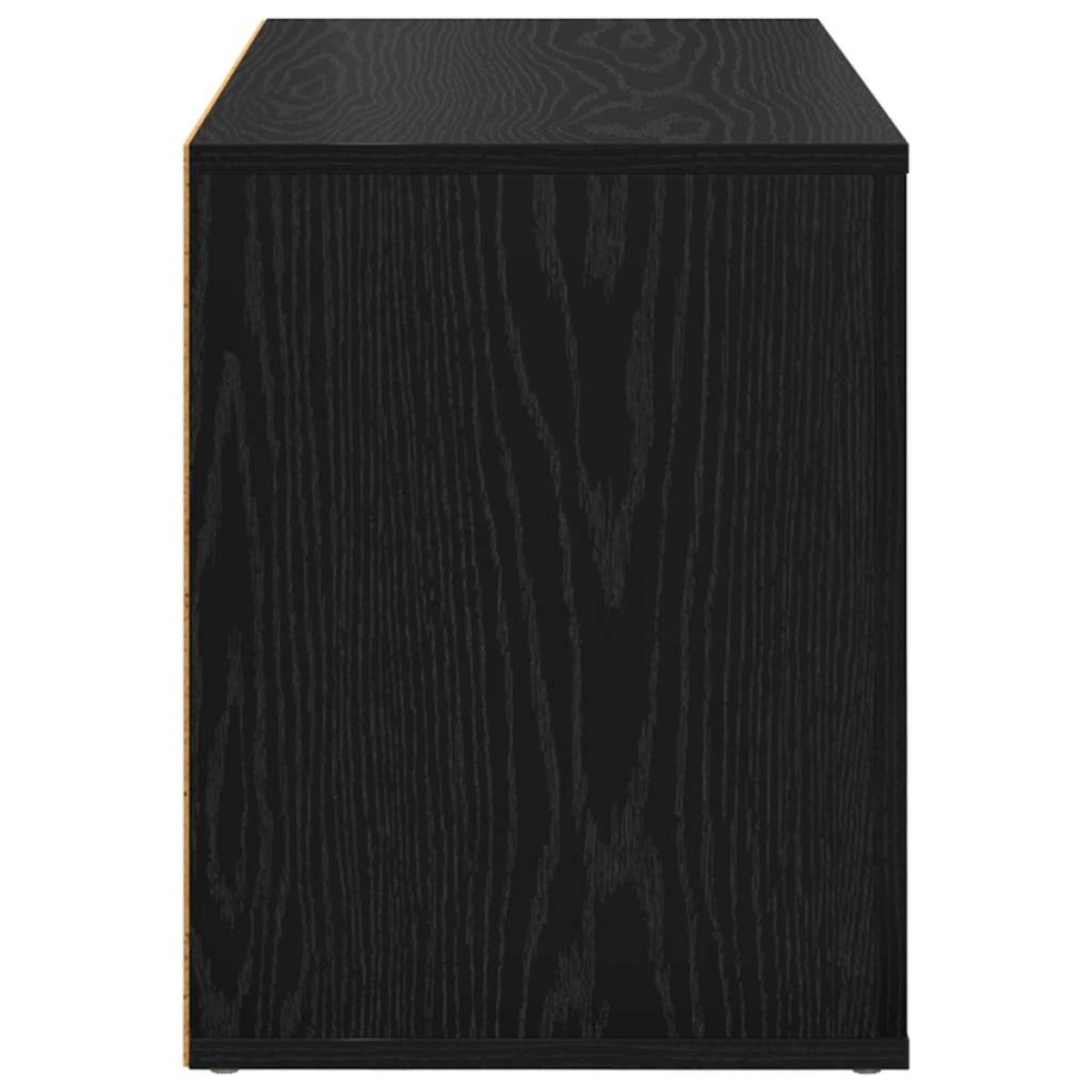 vidaXL Ράφι Παπουτσιών 75 x 35 x 45 εκ. Επεξεργασμένο Ξύλο Μαύρη δρυς