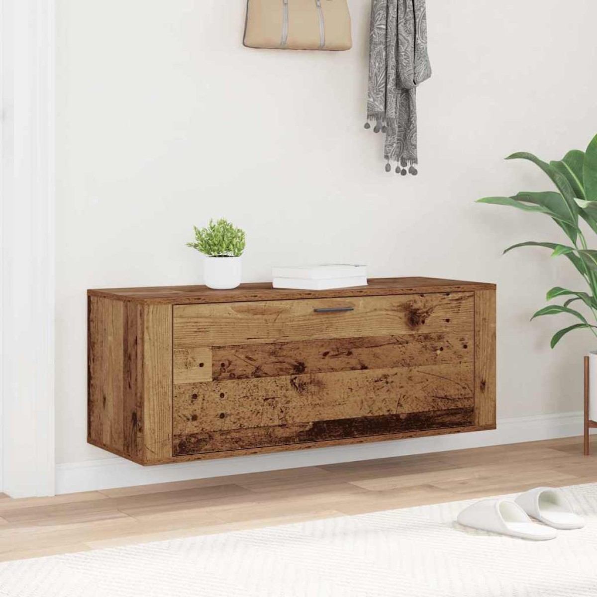 vidaXL Ντουλάπα Παπουτσιών 100 x 35 x 38 εκ. Επεξεργασμένο Ξύλο