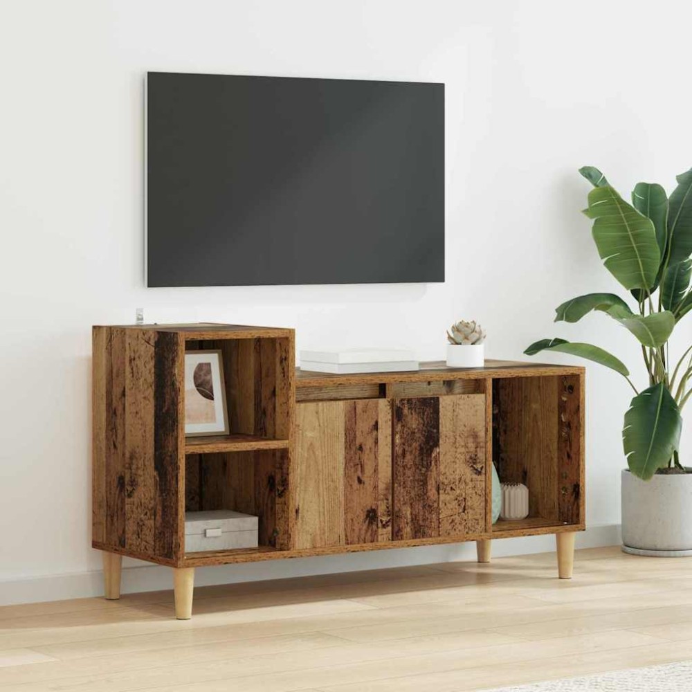 vidaXL Ντουλάπι TV 100 x 35 x 55 εκ Παλιό Ξύλο Επεξεργασμένο Ξύλο