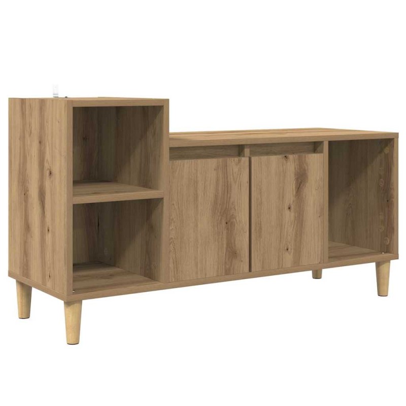 vidaXL Ντουλάπι TV 100 x 35 x 55 εκ Artisan Oak Επεξεργασμένο Ξύλο