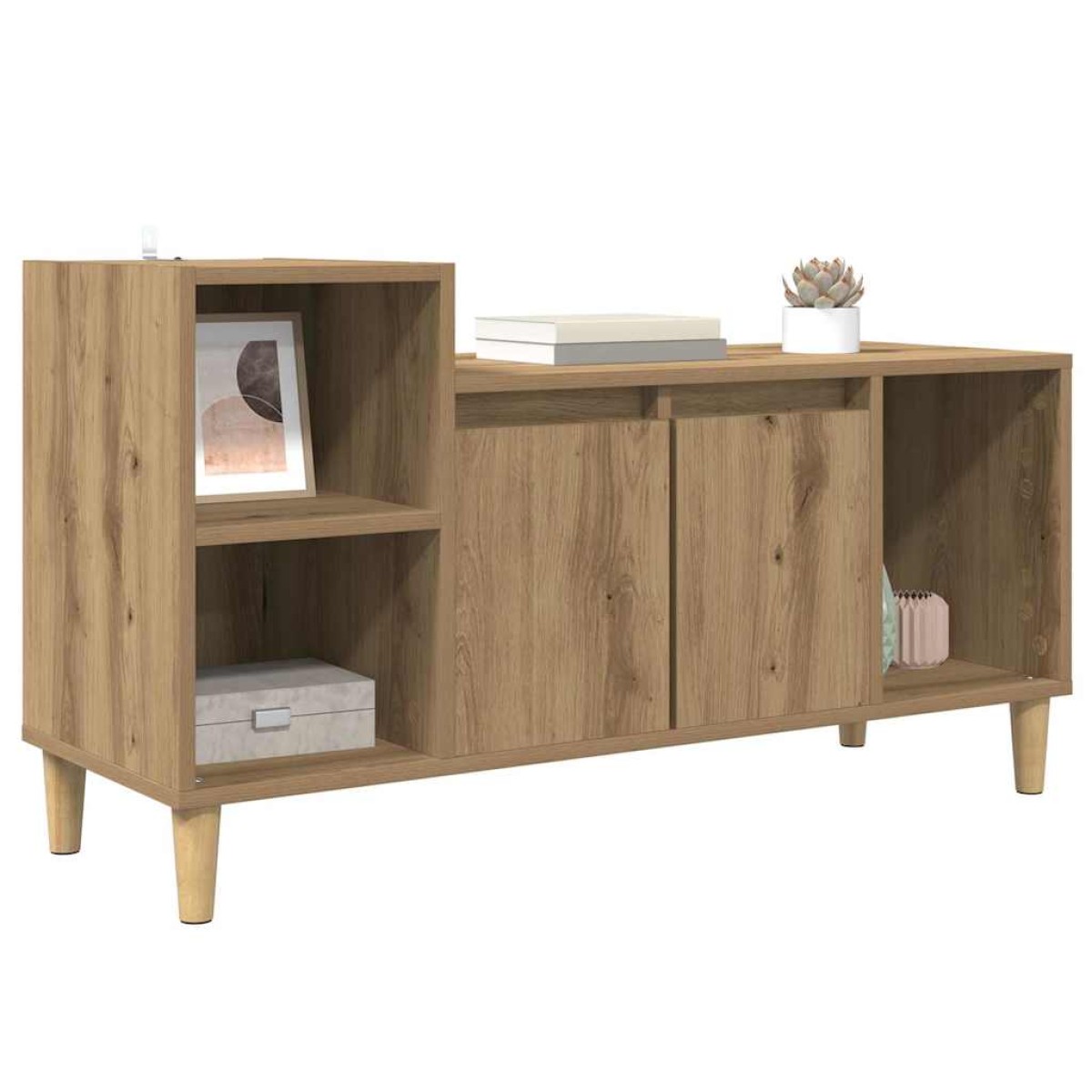vidaXL Ντουλάπι TV 100 x 35 x 55 εκ Artisan Oak Επεξεργασμένο Ξύλο