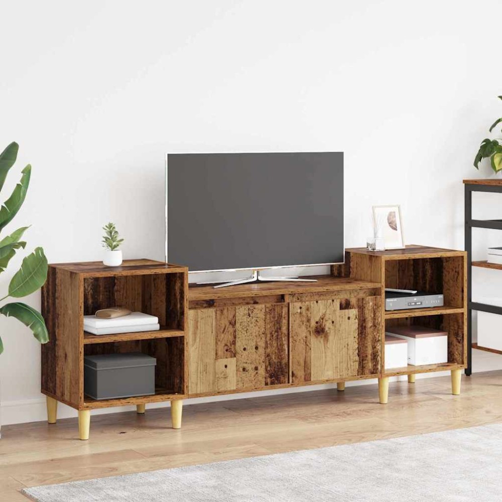 vidaXL Ντουλάπι TV 160 x 35 x 55 εκ. Παλιό Ξύλο Επεξεργασμένο Ξύλο