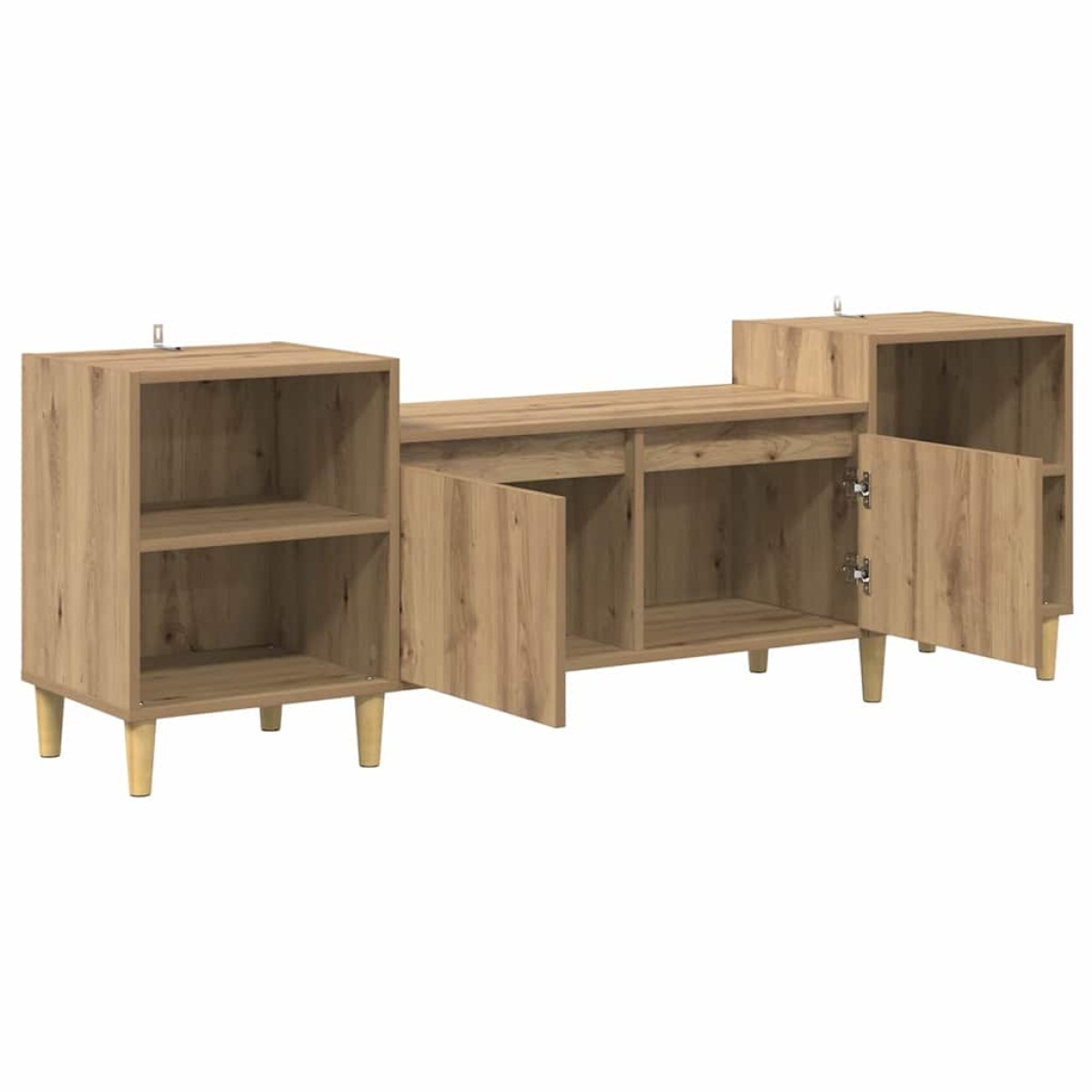 vidaXL Ντουλάπι TV 160 x 35 x 55 εκ. Artisan Oak Επεξεργασμένο Ξύλο
