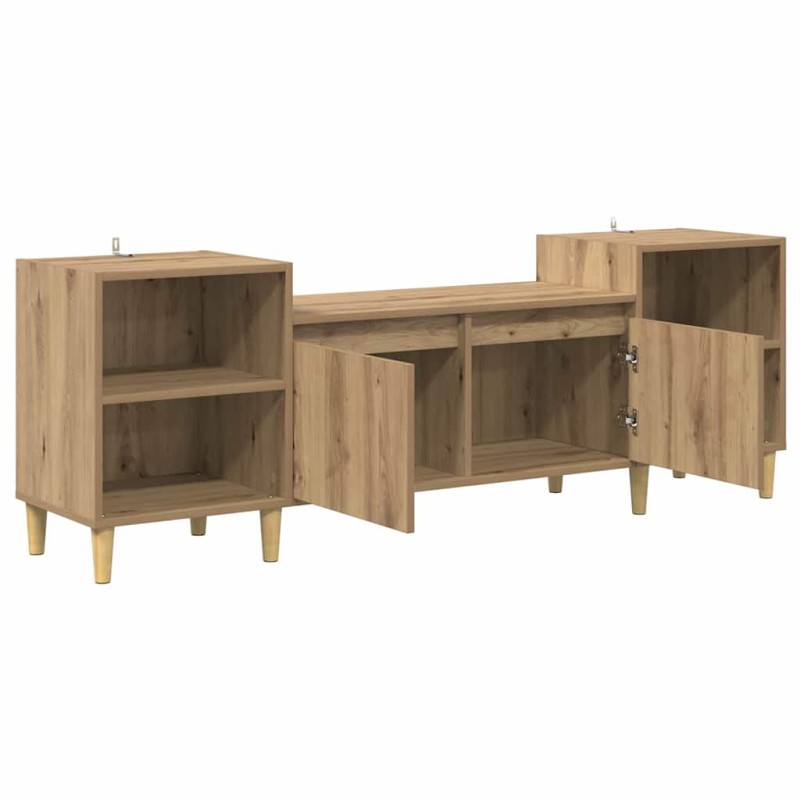 vidaXL Ντουλάπι TV 160 x 35 x 55 εκ. Artisan Oak Επεξεργασμένο Ξύλο