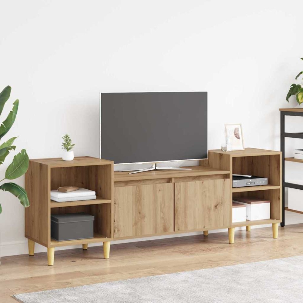 vidaXL Ντουλάπι TV 160 x 35 x 55 εκ. Artisan Oak Επεξεργασμένο Ξύλο