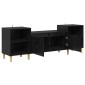 vidaXL Ντουλάπι TV 160 x 35 x 55 εκ. Μαύρη Οξυά Επεξεργασμένο Ξύλο