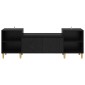 vidaXL Ντουλάπι TV 160 x 35 x 55 εκ. Μαύρη Οξυά Επεξεργασμένο Ξύλο