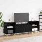 vidaXL Ντουλάπι TV 160 x 35 x 55 εκ. Μαύρη Οξυά Επεξεργασμένο Ξύλο